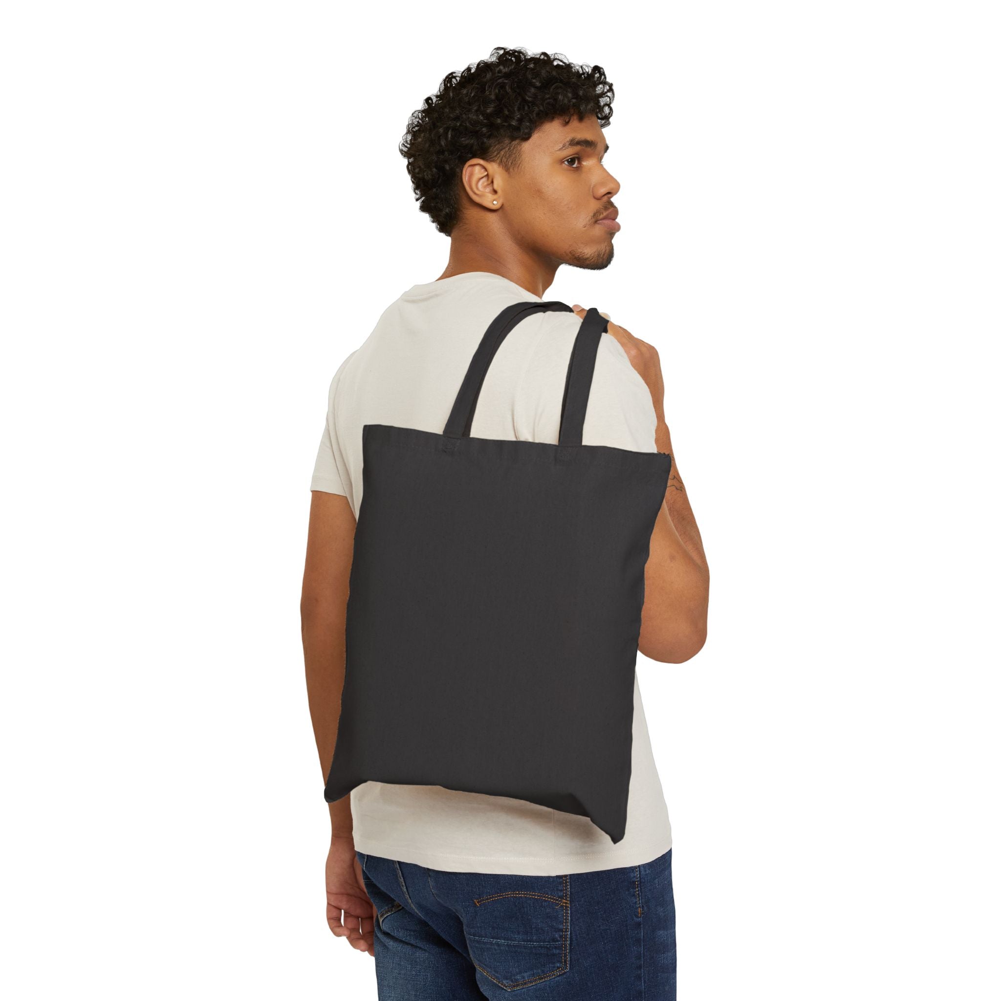 Tarot 'The Sun' Canvas Tote Bag — Vintage Sunflower Boho Market Bag