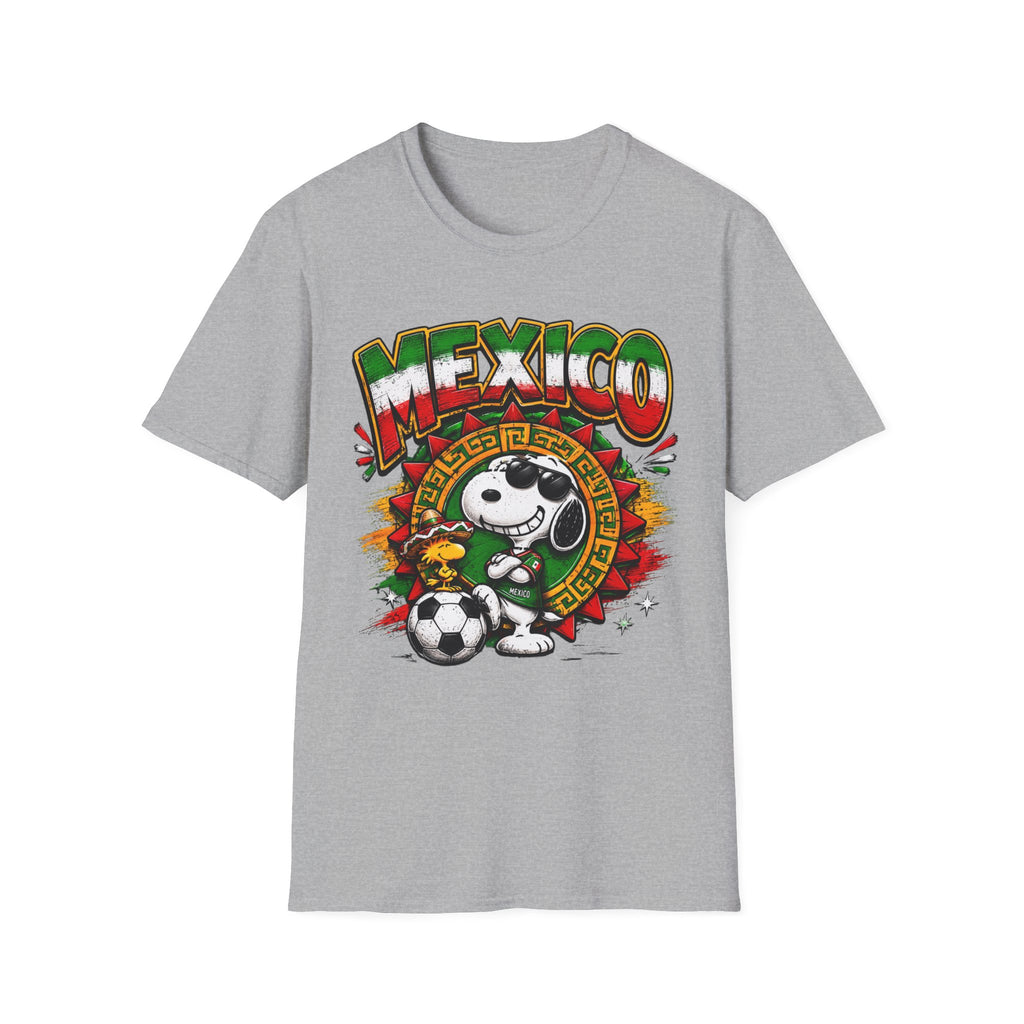 Mexico Soccer T-Shirt — Vibrant Snoopy Football Tee
