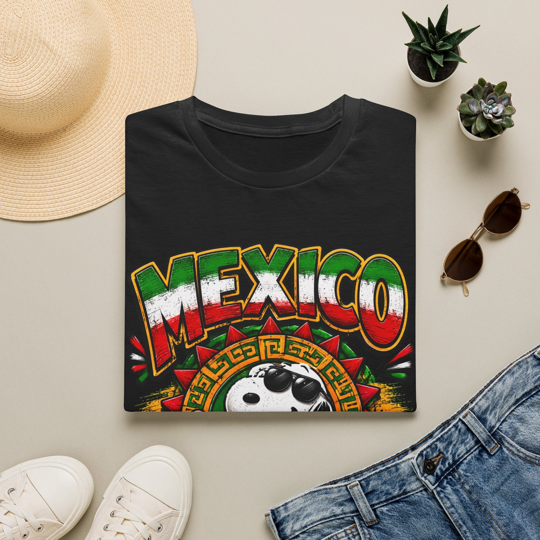 Mexico Soccer T-Shirt — Vibrant Snoopy Football Tee