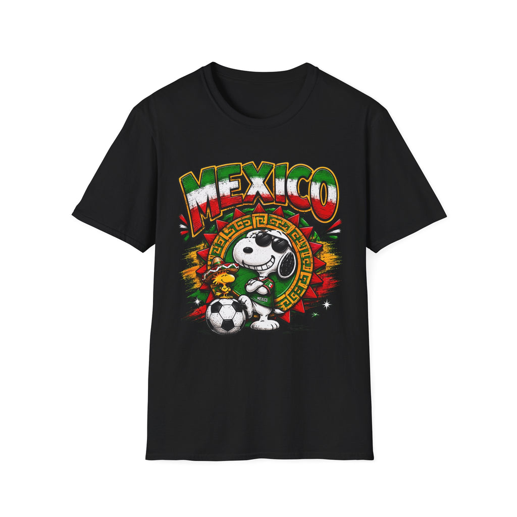 Mexico Soccer T-Shirt — Vibrant Snoopy Football Tee